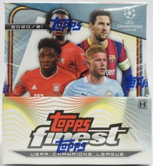 2020-21 Topps Finest UEFA Champions League Soccer Hobby Box